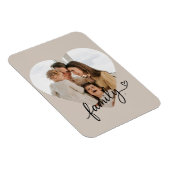 Hartfoto familie gepersonaliseerd magneet (Rechterzijde)