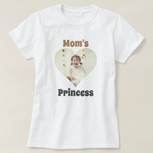 hartfoto prinses T-Shirt (Design voorkant)