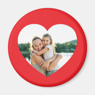 Hartfoto rood magneet