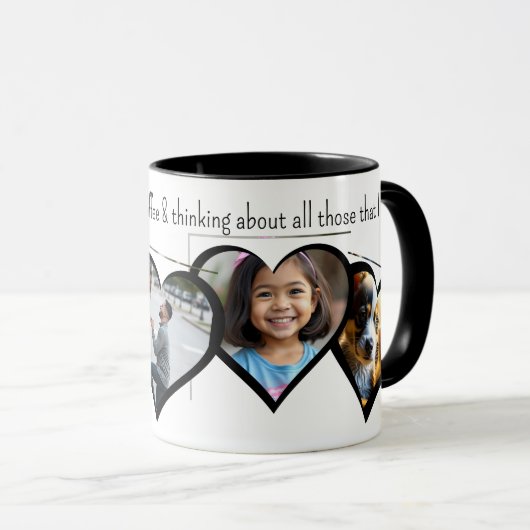 Hartfoto's en herinneringen | Familie Afbeeldingen Mok (Voorkant rechts)