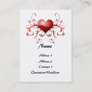 Hartfractal - Gepersonaliseerd Visitekaartje