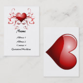 Hartfractal - Gepersonaliseerd Visitekaartje (Voorkant / Achterkant)