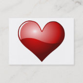 Hartfractal - Gepersonaliseerd Visitekaartje (Achterkant)