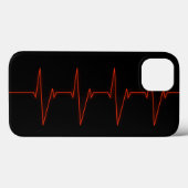 Hartfrequentie puls Case-Mate iPhone case (Achterkant (horizontaal))
