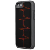 Hartfrequentie puls Case-Mate iPhone case (Achterkant Links)