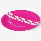 Hartgeaccentueerd ontworpen papieren bordje (Gekanteld)