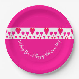 Hartgeaccentueerd ontworpen papieren bordje