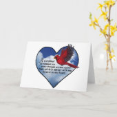 hartgedicht kaart (Gele Bloem)