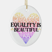 Hartgelijkheid Keramisch Ornament (Rechts)