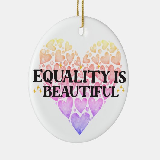 Hartgelijkheid Keramisch Ornament (Rechts)