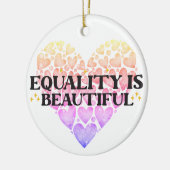 Hartgelijkheid Keramisch Ornament (Links)