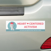 Hartgerichte activisme bumpersticker (Op auto)