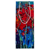 Hartgeschenk wijnzak wijn cadeautas (Achterkant)