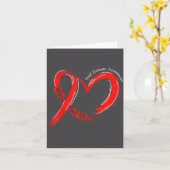 Hartgezondheid Hart- en vaatziekten Bewustzijn Chd Kaart (Gele Bloem)