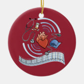 Hartgezondheid Keramisch Ornament (Voorkant)