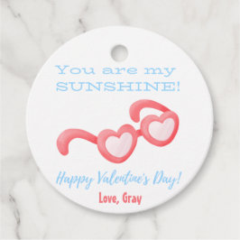 Hartglazen Valentijnse Kinderen Gift Favor Tags Bedankjes Labels