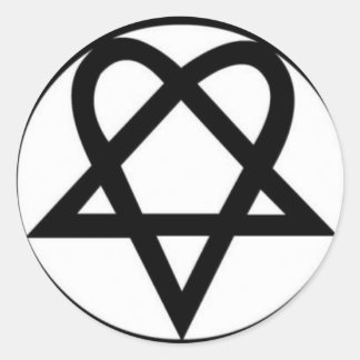 hartgramHIM Ronde Sticker