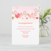 Hartgrens Valentijnsdag Kaart (Staand voorkant)