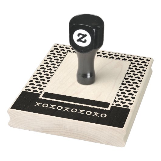 Hartgrens xoxox Stamper Rubberstempel (Stempel)