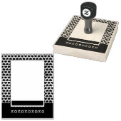 Hartgrens xoxox Stamper Rubberstempel (Gestempeld)