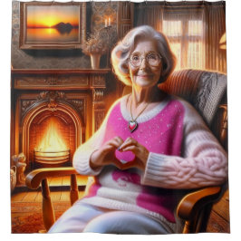 Harthanden Douchegordijn