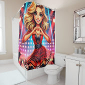 Harthanden Douchegordijn (In situ)