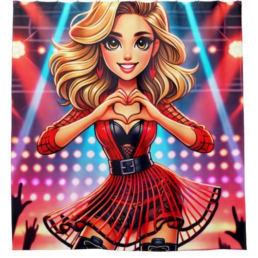 Harthanden Douchegordijn (Voorkant)