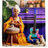 Harthanden Douchegordijn (Voorkant)