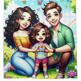 Harthanden Douchegordijn