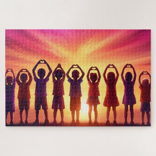 Harthanden Legpuzzel (Horizontaal)