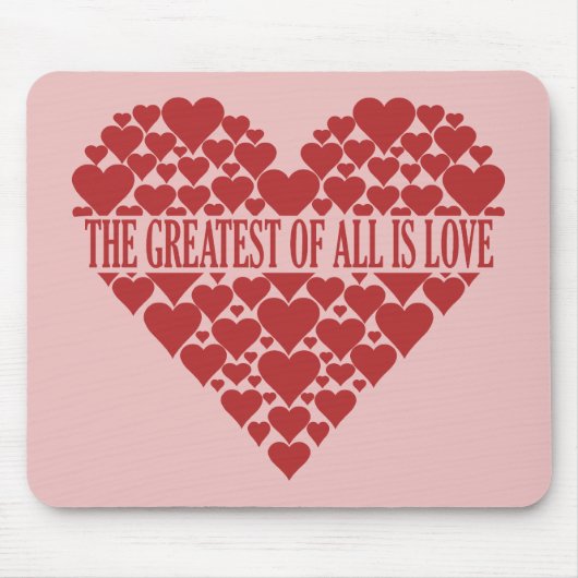 Harthart aangepaste mousepad muismat (Voorkant)