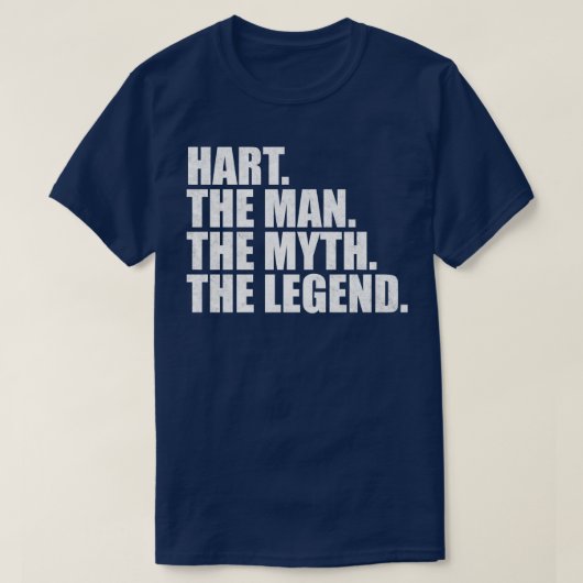 HartHart Achternaam Hart Achternaam Hart Achternaa T-shirt (Design voorkant)