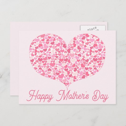 Harthart | Gelukkig Moederdag Briefkaart (Voorkant / Achterkant)