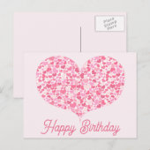 Harthart | Happy Birthday Briefkaart (Voorkant / Achterkant)