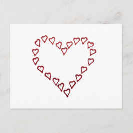 Harthart uit hart briefkaart