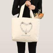 Harthart van de Starfish Personalized Canvas tas (Voorkant (product))