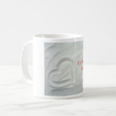 Harthart zand koffiemok (Voorkant links)