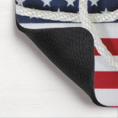 Harthelling Amerikaanse vlag Muismat (Hoek)