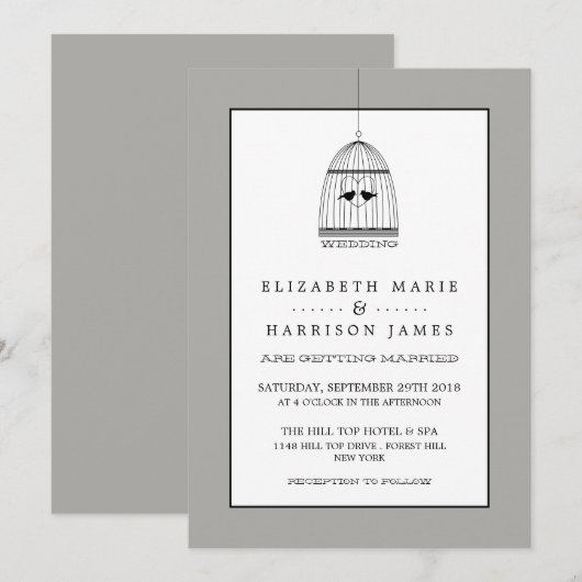  harthuwelijk kaart (Voorkant / Achterkant)