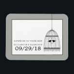 harthuwelijk sparen de datum magneet<br><div class="desc">Deze  Heart Birdcage Wedding save the date magneten zijn perfect voor elk koppel dat een elegante bruiloft wil organiseren Het berdcage-ontwerp kan worden aangepast aan uw speciale evenement en zal de perfecte redding zijn voor elke  gebeurtenis,  waaronder vrijgezellenfeesten,  verlovingen,  trouwdouches,  verjaardagsfeestjes en nog veel meer.</div>