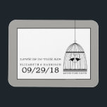 harthuwelijk sparen de datum magneet<br><div class="desc">Deze  Heart Birdcage Wedding save the date magneten zijn perfect voor elk koppel dat een elegante bruiloft wil organiseren Het berdcage-ontwerp kan worden aangepast aan uw speciale evenement en zal de perfecte redding zijn voor elke  gebeurtenis,  waaronder vrijgezellenfeesten,  verlovingen,  trouwdouches,  verjaardagsfeestjes en nog veel meer.</div>