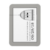  harthuwelijk sparen de datum magneet (Verticaal)