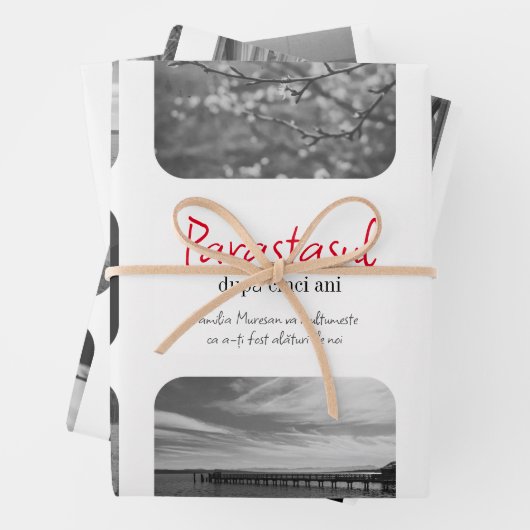 Hartie pentru ambalat comemorativ inpakpapier vel (In situ)