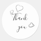 Hartig dank je sticker (Voorkant)