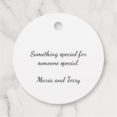 Hartig Portugees Kerstfeest en cadeaus Bedankjes Labels (Achterkant)