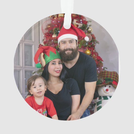 Hartig Portugees Kerstfeest en cadeaus Ornament (achterkant)