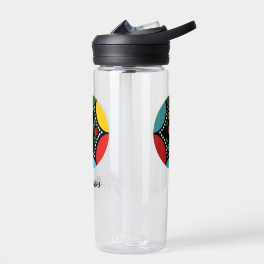 Hartig Portugees Kerstfeest en cadeaus Waterfles (Links)