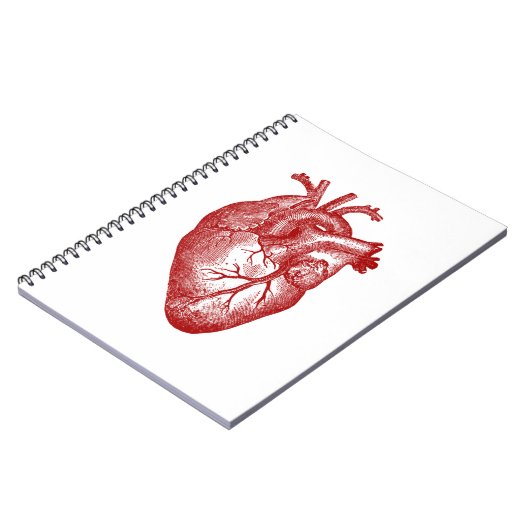 Hartige Anatomie van het Hart Notitieboek (Linkerzijde)