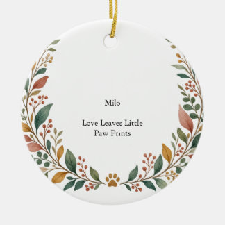 Hartige huisdier botanische keramische cirkel keramisch ornament