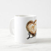 Hartige koffieroom koffiemok (Voorkant links)